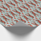 Whimsical Duck Egg Blue Jij bent mijn kreeft Cadeaupapier (Hoek)