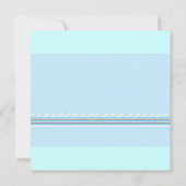 Whimsical Ducks and Dino Baby shower Invitation Kaart (Achterkant)