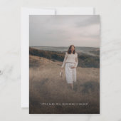 Whimsical Dusty Blue Oh Baby Baby! Joint Shower Kaart (Achterkant)