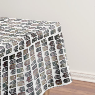 Whimsical Dutch Houses Amsterdam Quirky Neutral Tafelkleed