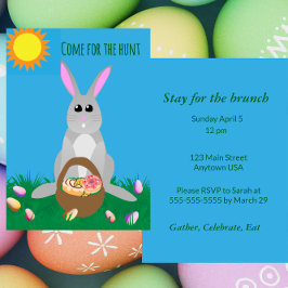Whimsical Easter Brunch  Kaart