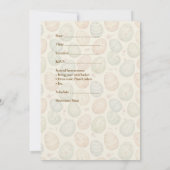 Whimsical Easter Bunny & Fox Party Invitation Kaart (Achterkant)