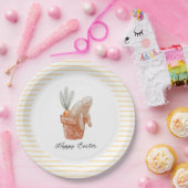 Whimsical Easter Bunny Papieren Bordje (Feest)