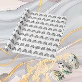 Whimsical Easter Bunny Rainbow Icon Minimal Spring Cadeaupapier