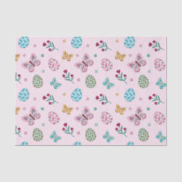 Whimsical Easter Egg, Butterfly & Floral Tissuepapier