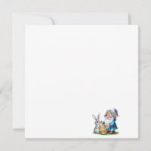 Whimsical Easter Egg Hunt: Waterverf Bunny en Gn Save The Date (Achterkant)