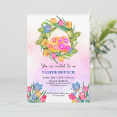 Whimsical Easter Eggs en Tulis Kaart (Staand voorkant)