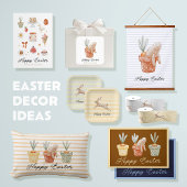 Whimsical Easter Icons Wenskaart Feestdagenkaart
