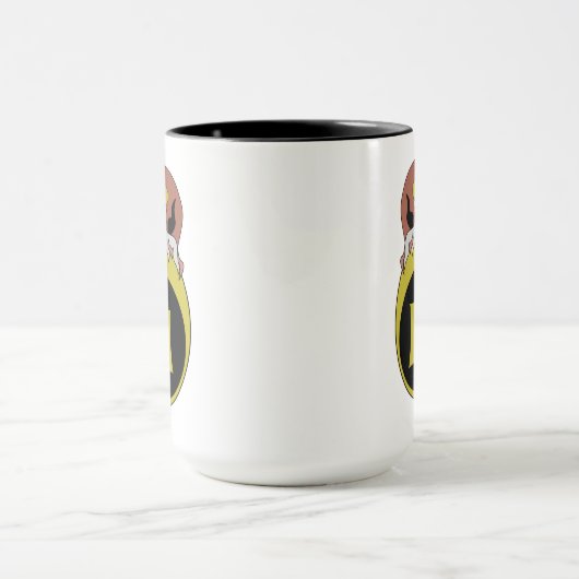 Whimsical Eastern Screech Owl Monogram Mok (Midden)