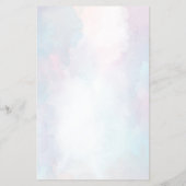 Whimsical een beetje liefde bug regenboog Baby bin Flyer (Achterkant)