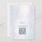 Whimsical een beetje liefde bug regenboog Baby sho Kaart (Achterkant)