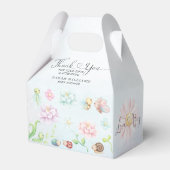 Whimsical een beetje liefde bug regenboog bedankdoosjes (Achterkant)