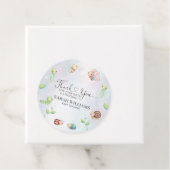 Whimsical een beetje liefde bug regenboog bedankjes labels (In situ)