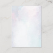 Whimsical een beetje liefde bug regenboog luier lo informatiekaartje (Achterkant)