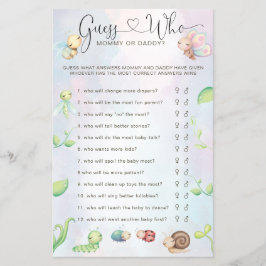 Whimsical een beetje liefde bug regenboog raden wi flyer