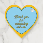 Whimsical Eenhoorn Baby shower Bedankjes Labels (Achterkant)