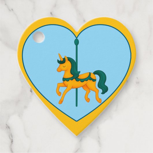 Whimsical Eenhoorn Baby shower Bedankjes Labels (Voorkant)