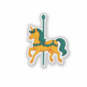 Whimsical Eenhoorn Baby shower Sticker (Voorkant)