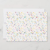 Whimsical Eenhoorn & Foto Verjaardagsfeest Kaart (Achterkant)