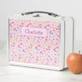 Whimsical Eenhoorn patroon roze gepersonaliseerd (In situ)