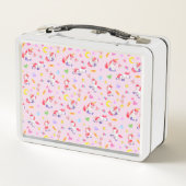 Whimsical Eenhoorn patroon roze gepersonaliseerd (Achterkant)