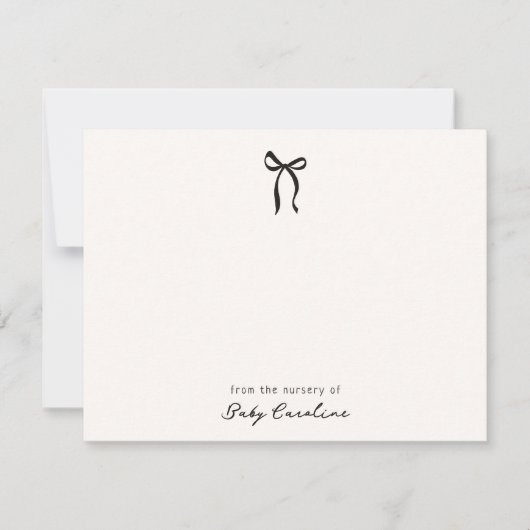 Whimsical eenvoudige boog, van de kwekerij van de  kaart (Voorkant)