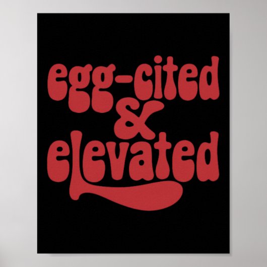 Whimsical Egg-geciteerde en verhoogde Pasen Fun Jo Poster (Voorkant)