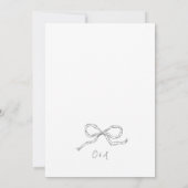 Whimsical eigenzinnige hand getekende boog Wildflo Kaart (Achterkant)