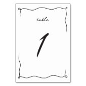 Whimsical eigenzinnige minimalistische hand geteke kaart (Voorkant)