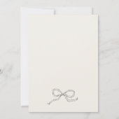 Whimsical eigenzinnige retro hand getekende boog b kaart (Achterkant)