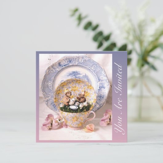 Whimsical Elegance Kaart (Staand voorkant)