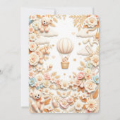 Whimsical & Elegant Baby shower Uitnodiging (Achterkant)