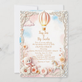 Whimsical & Elegant Baby shower Uitnodiging