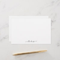 Whimsical Elegant Feminine Black Script Name