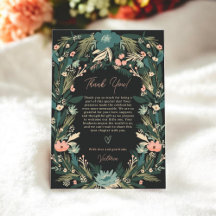 Whimsical Elegant Groen Roze Bloemen Baby shower