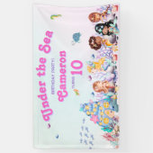 Whimsical & Elegant Leuke Kawaii Zeemeermin Verjaa Spandoek (Verticaal)