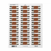 Whimsical Elegante Herfst Bladeren Uitnodiging Etiket (Full Sheet)