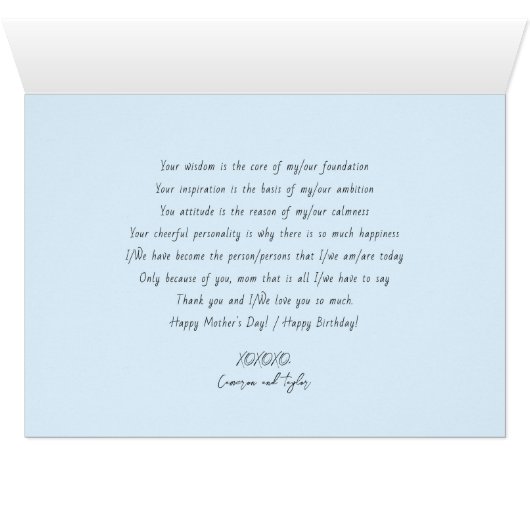 Whimsical Elephant Family in Forest & Red Sun (Binenzijde Horizontaal (Onderkant))