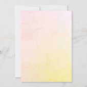 Whimsical Elephant Sip & See Kaart (Achterkant)