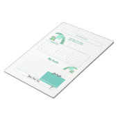 Whimsical Elephant To Do List Planner Notitieblok (Schuin)