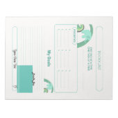 Whimsical Elephant To Do List Planner Notitieblok (Voorkant)