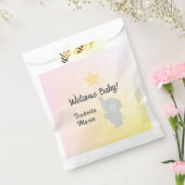 Whimsical Elephant Welcome Baby Bedankzakje (Gezegeld)