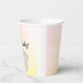 Whimsical Elephant Welcome Baby Papieren Bekers (Links)