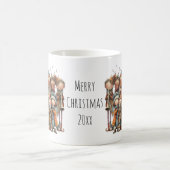 Whimsical Eleven Pipers Piping Kerstmis 11oz Koffiemok (Center)
