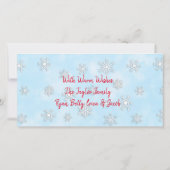 Whimsical Elf en Gingerbread House Kerstmis Kaart (Achterkant)