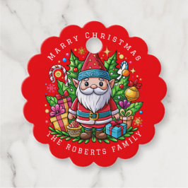 Whimsical Elf Holiday Party Bedankjes Labels