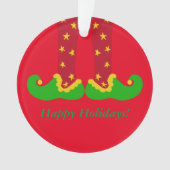 Whimsical Elf Legs kerstversiering Ornament (voorkant)