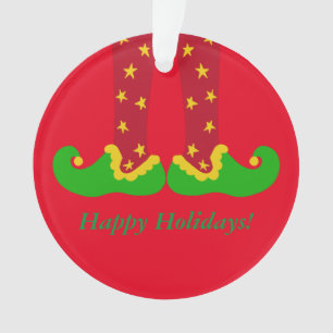 Whimsical Elf Legs kerstversiering Ornament