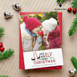 Whimsical Elf Merry Little Christmas Foto Feestdagenkaart<br><div class="desc">Grillige en feestelijke kerst elfbenen in een traditioneel kerst rood en groen kleurenschema met het grappige gezegde "Have Your ELF a Merry Little Christmas" en gepersonaliseerd met uw foto en naam. Neem contact op met de ontwerper als u dit ontwerp wilt aanpassen of op een ander product wilt aanpassen.</div>