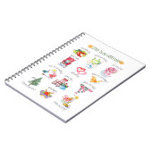 Whimsical elke dag notitieboek (Linkerzijde)